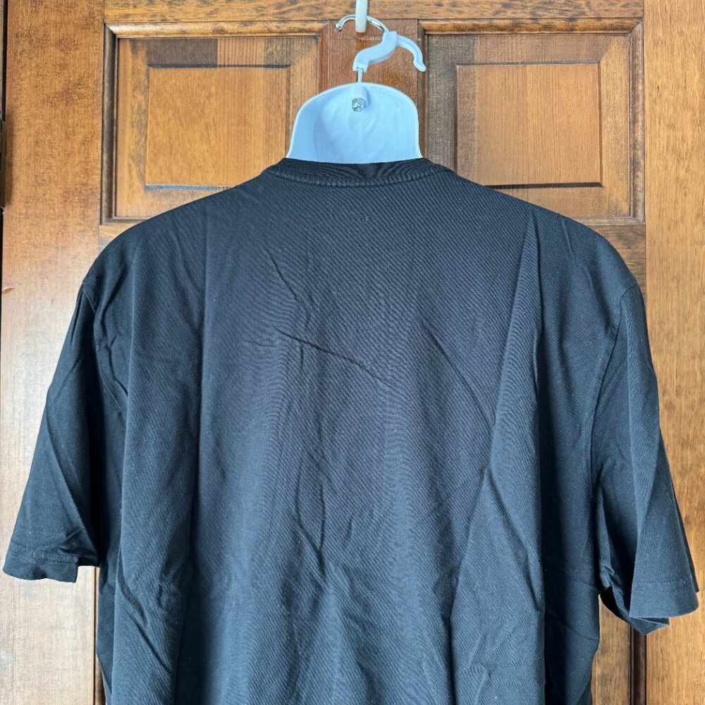#22 Lacoste Black Crewneck Short Sleeve Tee Size 8 (3XL) - Picture 9 of 11